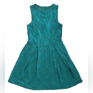 Abercrombie Kids Green Sleeveless Lace Dress NWT Size 13/14